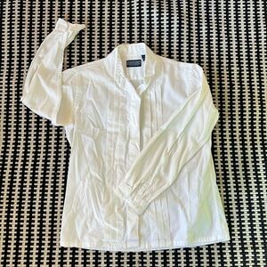 Lands end pinpoint Oxford vintage petite